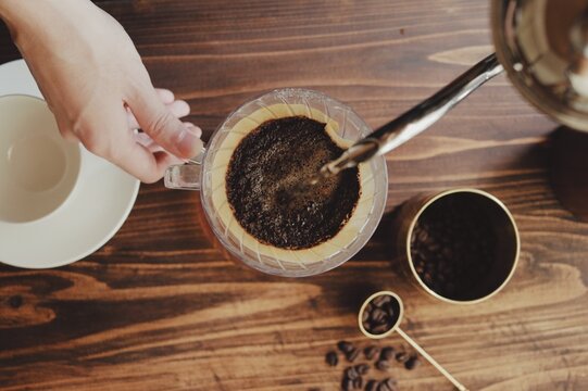 ゆっくりとコーヒーを作る