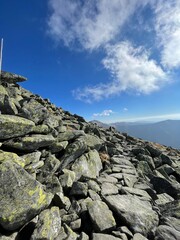 Rocks in the mountains