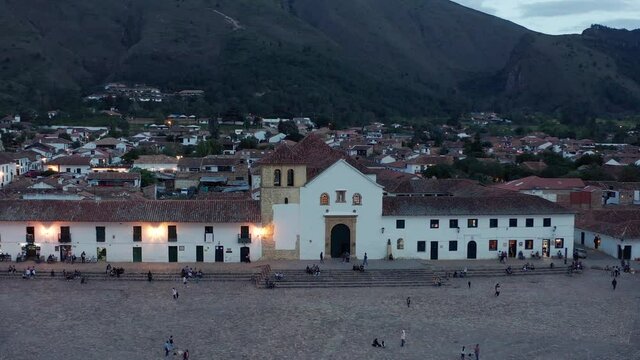 Villa de Leyva a famous city in Bocay&aacute; department in Colombia.