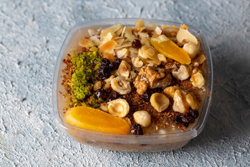 Traditional delicious Turkish dessert; Ashura (Asure)