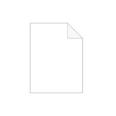 File Vector Icon. Document icon in trendy flat style. File icon illustration on white background