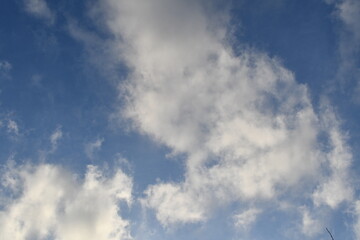 Fototapeta premium White Clouds in a Blue Sky