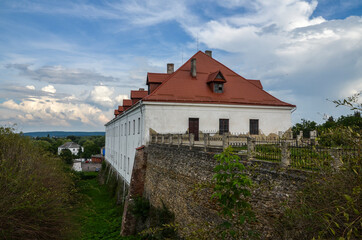 Two storeys palace of Prince Stanislaw Lubomirski located at territory of Dubno Castle. Rivne region, Western Ukraine