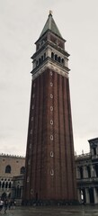 Fototapeta na wymiar The Tower in San Marco Square, Venice