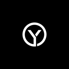 Y letter vector logo icon concept