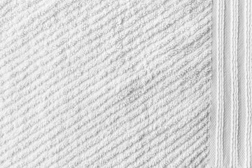 Soft and Clean white towel texture and seamless background