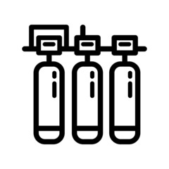 water purification outline icon