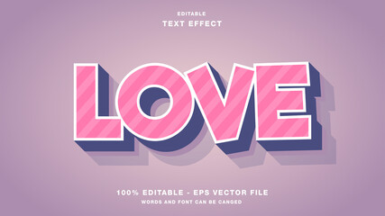 Love Text Effect Editable