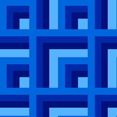 Obraz premium Seamless pattern - needlework - patchwork or patchwork. Design element