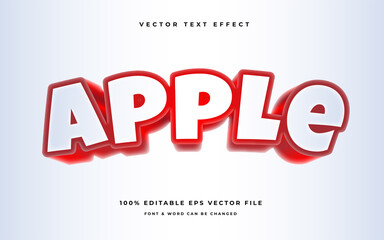 premium apple editable text effect