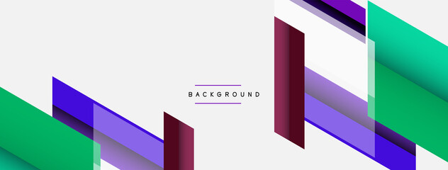 Background. Geometric diagonal square shapes and lines abstract composition. Vector illustration for wallpaper banner background or landing page