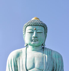 Statue of Buddha in sky background Giant Buddha Statue