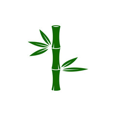Fototapeta na wymiar bamboo logo icon design template vector