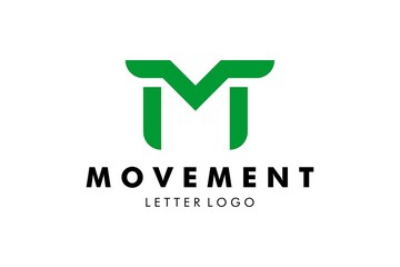 Letter M Logo : Suitable for Company Theme, Technology Theme, Initial Theme, Infographics and Other Graphic Related Assets.