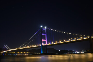 bridge at night