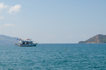 Blue sea waves. Blue Water Element of the Sea