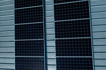 Solar cells on the roof, save the power