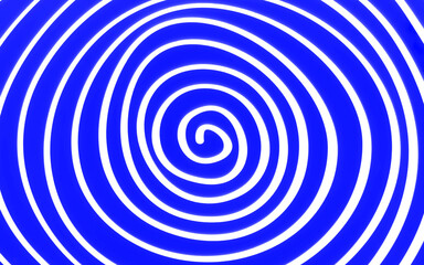 Hypnosis visualisation conept endless spiral, illustration design