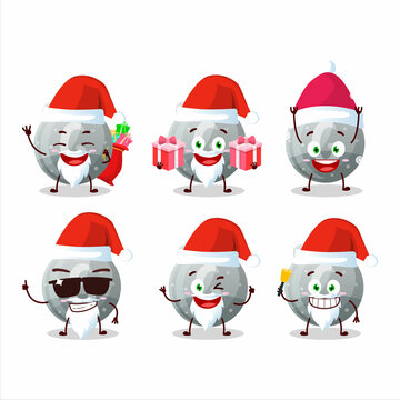 Santa Claus emoticons with gray gummy candy G cartoon character