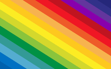 Fototapeta premium bandes Arc-en-ciel obliques 
