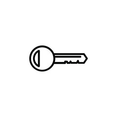 Key Line Icon, Vector, Illustration, Logo Template. Suitable For Many Purposes.