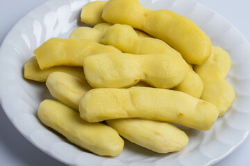 Pickled Tamarind, peeled, Thai dessert, close-up