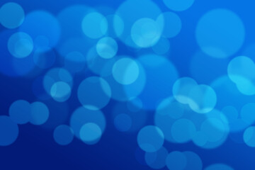 bokeh lights on dark blue background