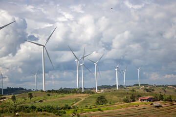 wind turbine in the field