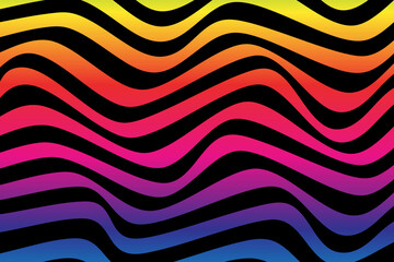Abstract striped background. Optical art. Vector illustration.