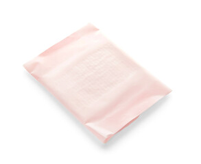 Menstrual pad isolated on white background