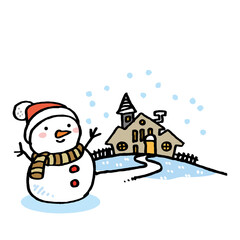 雪だるま　家