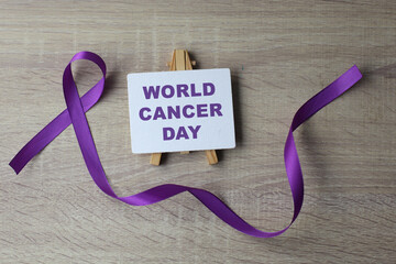 Purple Ribbon For Alzheimer's Disease, Pancreatic Cancer, Epilepsy Awareness, World Cancer Day 
