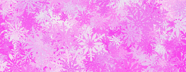 Naklejka na ściany i meble colorful winter show snowflakes background, bg, texture, wallpaper, place for your product