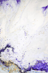 Luxury ART in Eastern style. Marbled paper. Natural Pattern. Abstract artwork. Style incorporates the swirls of marble or the ripples of agate. Beautiful painting.