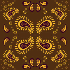 Floral pattern paisley style Paisley print  