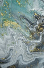 Luxury ART in Eastern style. Marbled paper. Natural Pattern. Abstract artwork. Style incorporates the swirls of marble or the ripples of agate. Beautiful painting.