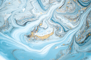 Luxury ART in Eastern style. Marbled paper. Natural Pattern. Abstract artwork. Style incorporates the swirls of marble or the ripples of agate. Beautiful painting.