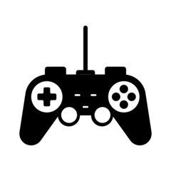 console joystick vector line for web, presentation, logo, Icon Symbol.