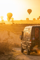 Sunrise and ballons van life