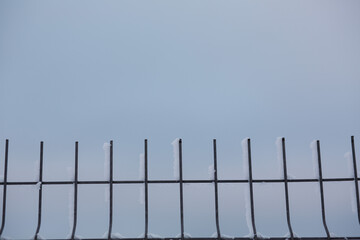 Wire fence. Background from a lattice close-up.