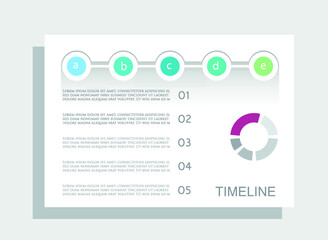 Elements for business data visualization, Modern infographic design, vector set templates