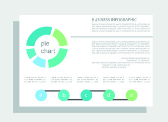 Elements for business data visualization, Modern infographic design, vector set templates