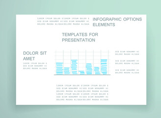 Elements for business data visualization, Modern infographic design, vector set templates