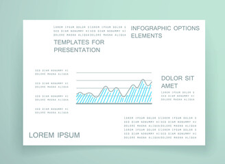 Elements for business data visualization, Modern infographic design, vector set templates