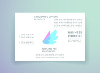 Elements for business data visualization, Modern infographic design, vector set templates