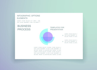 Elements for business data visualization, Modern infographic design, vector set templates