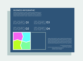 Elements for business data visualization, Modern infographic design, vector set templates
