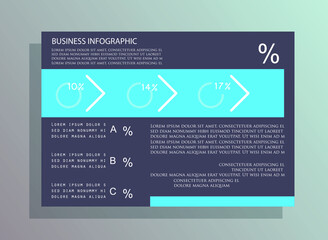 Elements for business data visualization, Modern infographic design, vector set templates