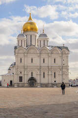 Fototapeta na wymiar Moscow. Russia. Kremlin. cathedrals, Moscow cathedral