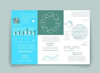 Elements for business data visualization, Modern infographic design, vector set templates